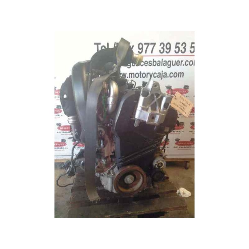 Motor NISSAN NOTE 1.5 dCi Turbodiesel (90 CV) segunda mano Ref K9K400