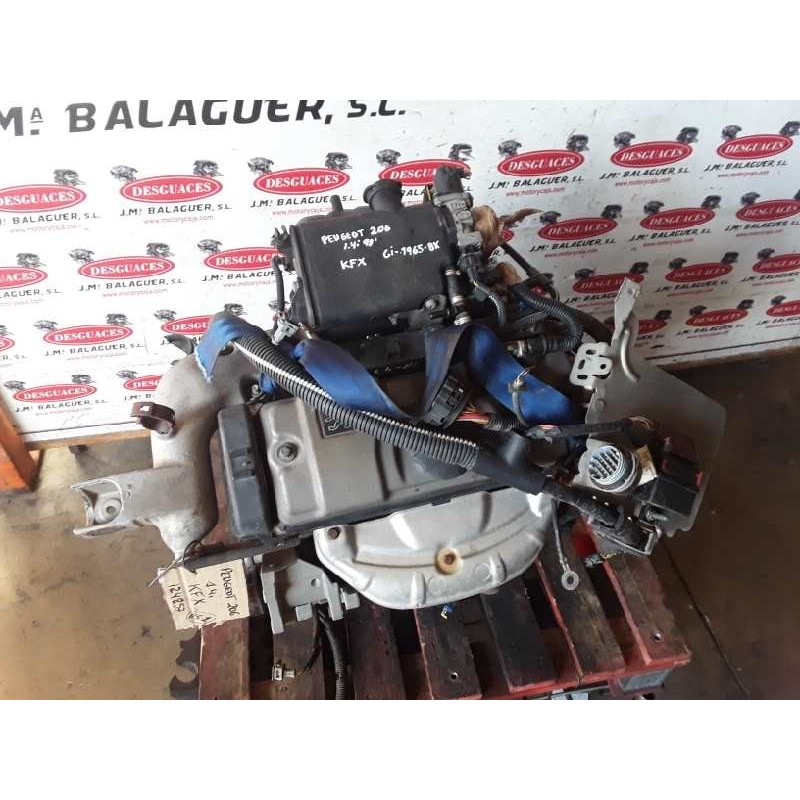Motor PEUGEOT 206 BERLINA 1.4 (75 CV) segunda mano Ref KFX